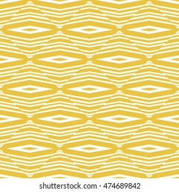 Abstract seamless pattern of yellow color for wallpapers and background.