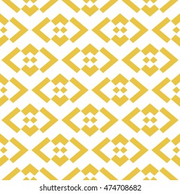 Abstract seamless pattern of yellow color for wallpapers and background.