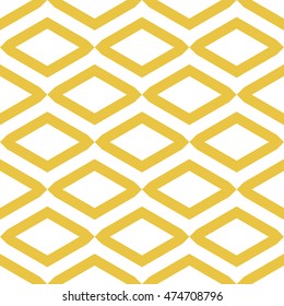 Abstract seamless pattern of yellow color for wallpapers and background.