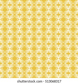 Abstract seamless pattern of yellow color for wallpapers and background.