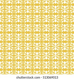 Abstract seamless pattern of yellow color for wallpapers and background.