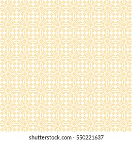 Abstract seamless pattern of Yellow color for wallpapers and background.