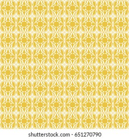 Abstract seamless pattern of yellow color for wallpapers and background. 
