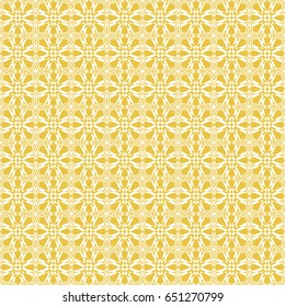Abstract seamless pattern of yellow color for wallpapers and background. 