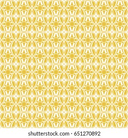 Abstract seamless pattern of yellow color for wallpapers and background. 