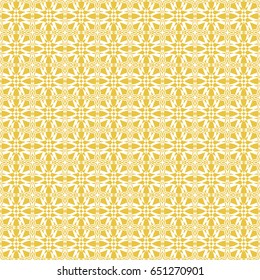 Abstract seamless pattern of yellow color for wallpapers and background. 