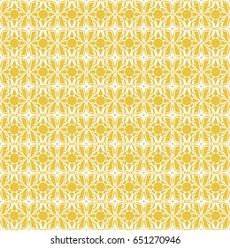 Abstract seamless pattern of yellow color for wallpapers and background. 