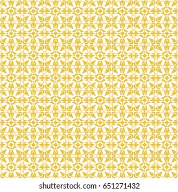 Abstract seamless pattern of yellow color for wallpapers and background. 