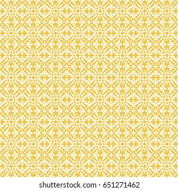 Abstract seamless pattern of yellow color for wallpapers and background. 