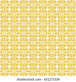 Abstract seamless pattern of yellow color for wallpapers and background. 