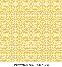 Abstract seamless pattern of yellow color for wallpapers and background. 