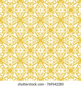 Abstract seamless pattern of yellow color for wallpapers and background.