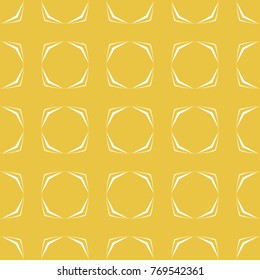 Abstract seamless pattern of yellow color for wallpapers and background.