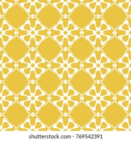 Abstract seamless pattern of yellow color for wallpapers and background.