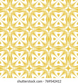 Abstract seamless pattern of yellow color for wallpapers and background.