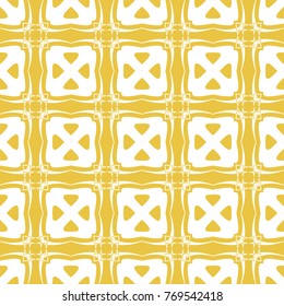 Abstract seamless pattern of yellow color for wallpapers and background.