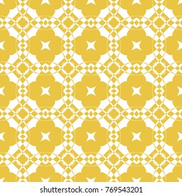 Abstract seamless pattern of yellow color for wallpapers and background.

