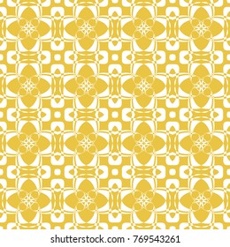 Abstract seamless pattern of yellow color for wallpapers and background.
