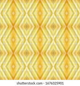 Patrón abstracto sin fisuras con adorno geométrico amarillo. Gráficos vectoriales
