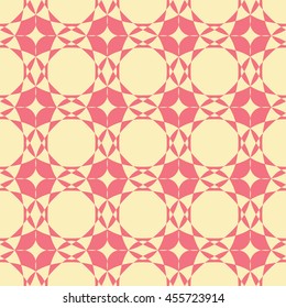 Abstract seamless pattern of yellow and light coral color for wallpapers and background. Seamless line geometric background .Straight Lines Background.
