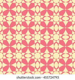 Abstract seamless pattern of yellow and light coral color for wallpapers and background. Seamless line geometric background .Straight Lines Background.
