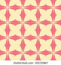 Abstract seamless pattern of yellow and light coral color for wallpapers and background. Seamless line geometric background .Straight Lines Background.