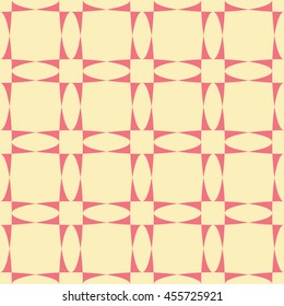 Abstract seamless pattern of yellow and light coral color for wallpapers and background. Seamless line geometric background .Straight Lines Background.