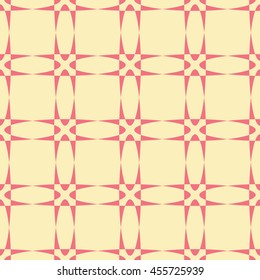Abstract seamless pattern of yellow and light coral color for wallpapers and background. Seamless line geometric background .Straight Lines Background.