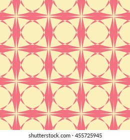 Abstract seamless pattern of yellow and light coral color for wallpapers and background. Seamless line geometric background .Straight Lines Background.