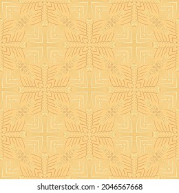 Abstract seamless pattern. Yellow shades.