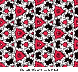 Abstract seamless pattern. You can use it for packaging design, textile design and website.