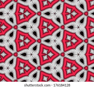 Abstract seamless pattern. You can use it for packaging design, textile design and website.