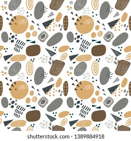 Abstract   seamless pattern for your design.Sketch for wrapping paper,  textile, background fill, fabric.