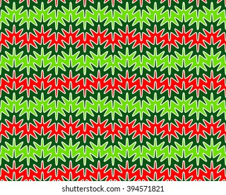 Abstract seamless pattern of zigzags. Vector illustration.