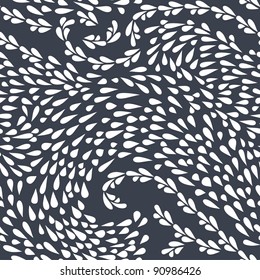 Abstract seamless pattern-grains and drops moving waves