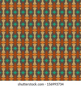 Abstract seamless pattern.Retro background.Vector.