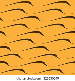 Abstract seamless patterns. Effect of sand. Fashion volume graphics design. Geometric wave texture. Graphic style for wallpaper, wrapping, fabric, background, apparel, other print production. Vector