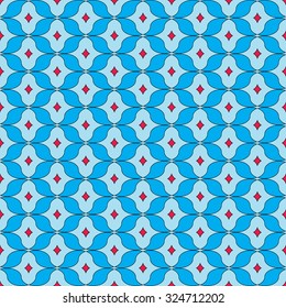 Abstract seamless patterns. Fashion design. Repeating geometric wave texture with rhombus. Graphic style for wallpaper, wrapping, fabric, background design, apparel and other print production. Vector