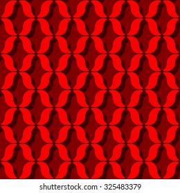 Abstract seamless patterns. Fashion volume graphics design. Repeating geometric wave texture. Graphic style for wallpaper, wrapping, fabric, background design, apparel, other print production. Vector