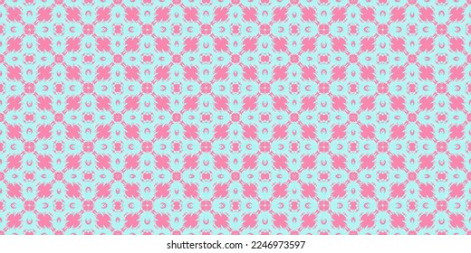 Abstract seamless patterns, geometric patterns, and batik patterns are designed for use in interior, wallpaper, fabric, curtain, carpet, clothing, Batik, satin, background, and Embroidery style.