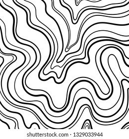 Abstract seamless patterns with hand drawn. Black and white pattern.