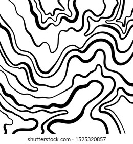 Abstract seamless patterns with hand drawn. Black and white pattern.