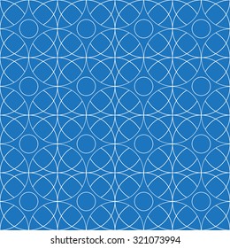 Abstract seamless patterns in Islamic style. Vector illustration