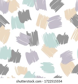 Abstract seamless patterns. Abstract pattern with trendy hand drawn textures.
