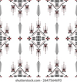 Motifs harmonieux en Abstrait avec des points rétro et des ornements suspendus
