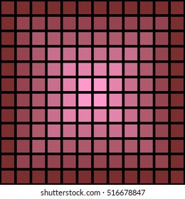 Abstract seamless patterns with squares. Vector illustration