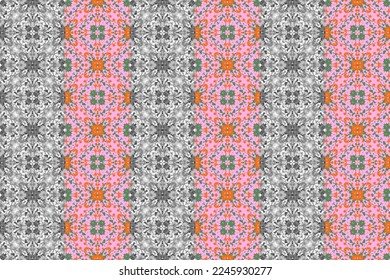 Abstract seamless patterns,batik patterns,seamless batik patterns, seamless wallpaper are designed for use in textile, wallpaper, fabric, curtain, carpet, clothing, Batik,  background, and Embroidery 