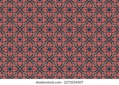 Abstract seamless patterns,batik patterns,seamless batik patterns, seamless wallpaper are designed for use in textile, wallpaper, fabric, curtain, carpet, clothing, Batik,  background, and Embroidery 