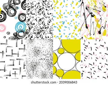 Abstract seamless pattern.Vector illustration of a brush stroke,spray of paint