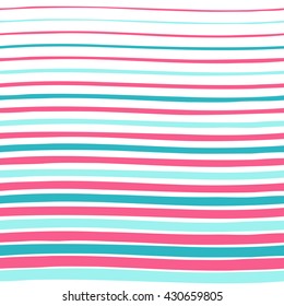 Abstract seamless pink and blue wave lines